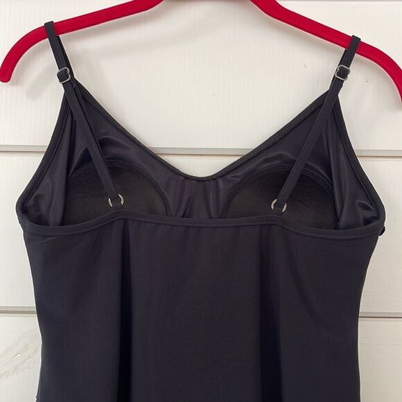 Magicsuit  Rita Wireless Ruffle Tankini Black 6006044 Size 10 - Picture 7 of 11